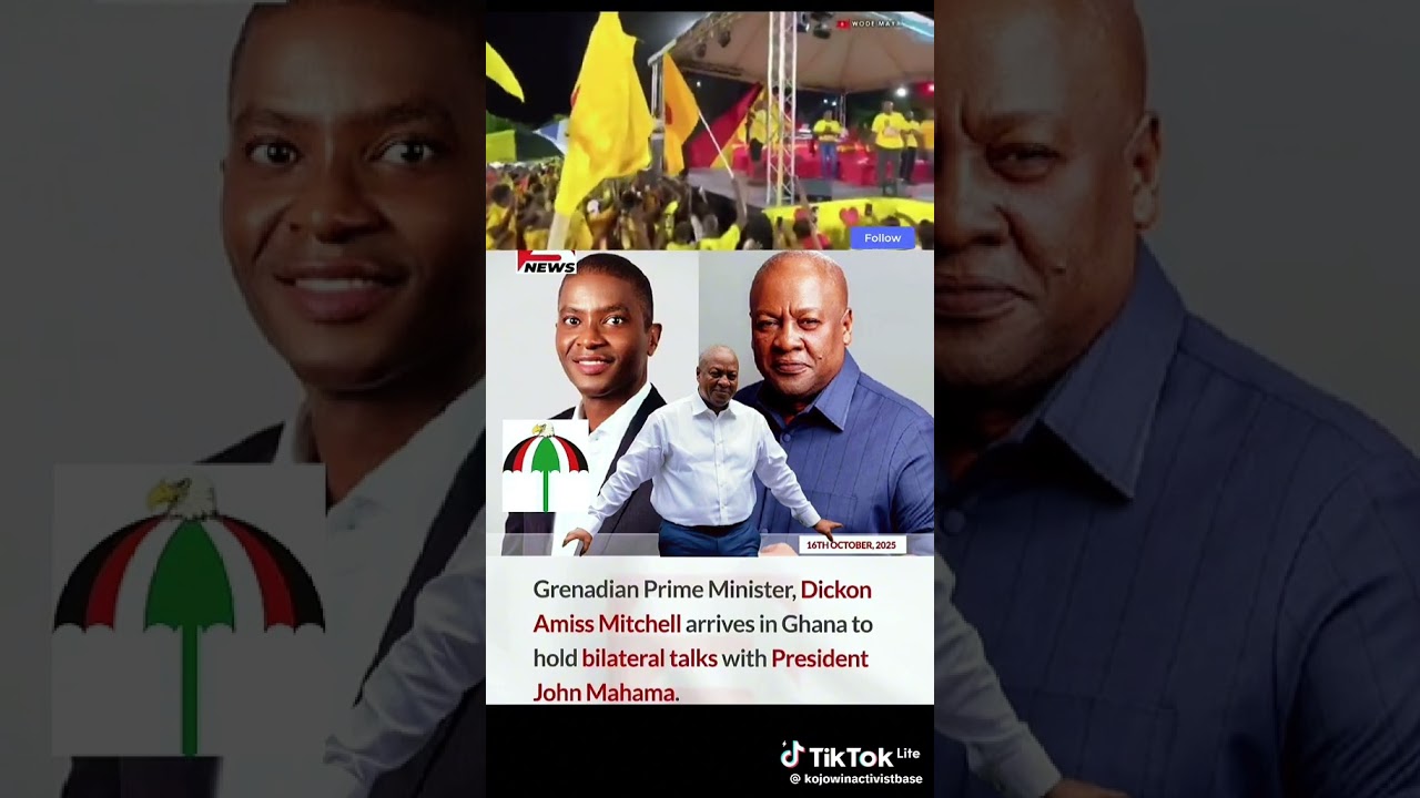 Grenadian and Ghanaian President Have Same Political Party