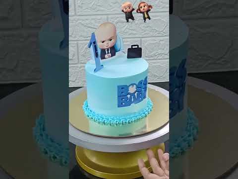 Boss Baby cake Decoration/cake decorating ideas for birthday #shorts #cakedecorating #bossbaby #cake