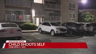 Child in hospital after shooting self inside apartment in Prince George's County
