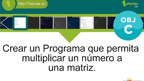 POO + arrays + Objective C (matriz por numero)