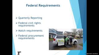 2021-23 Grant Management Training - Module 6 - 5339, 5310 Programs