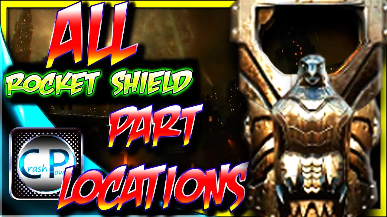 Shadows of Evil ZOMBIE ROCKET SHIELD - How to BUILD ZOMBIES ROCKET SHIELD (Black Ops 3 Zombies)