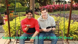 Eachine E012HW Mini Pocket Drone REVIEW & FLIGHT TEST !