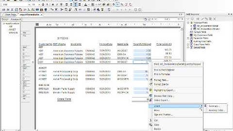 Crystal Reports-Lesson 3.wmv, sponsored by CPATech-Formulas, Groups and Subtotals