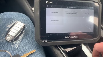 2020 Nissan Altima Key Fob Programming with XTool AutoProPad Lite
