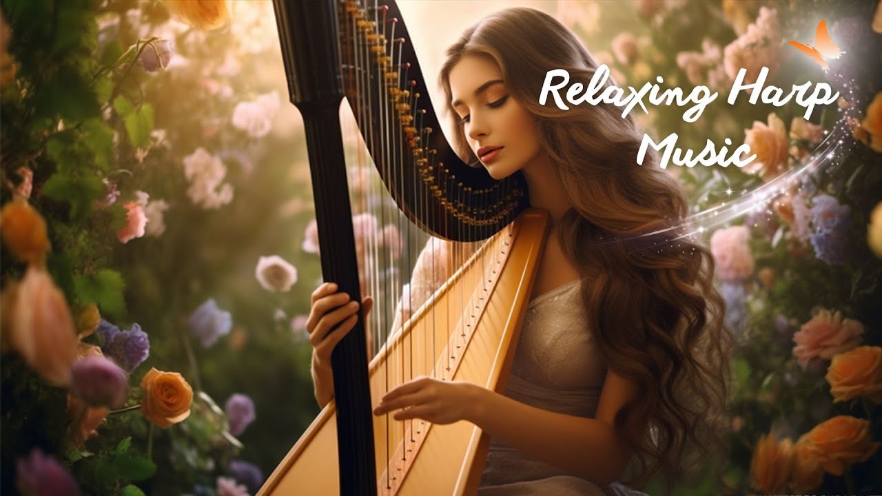 Relaxing Harp Hymn Healing music Beautiful harp music for