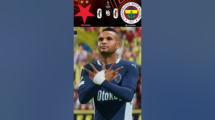 Slavia Prag - Fenerbahçe Uefa Avrupa Ligi Lig Aşaması Maçı #fc25 #fenerbahçe