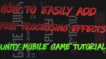 How To Easily Add Post Processing To Your Unity Games / How to make bad graphics Look GOOD #devlog
