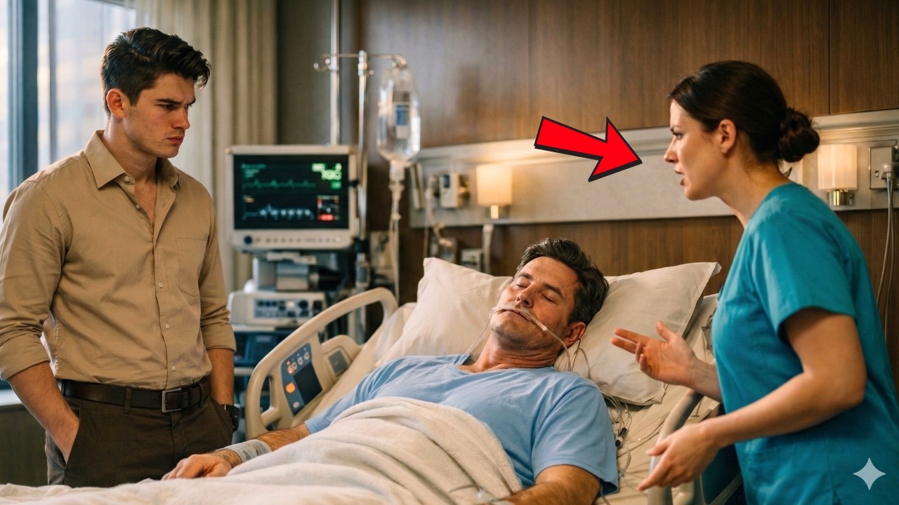 Zoon gaf opdracht apparaten vader uit te schakelen, maar woorden verpleegster veranderden alles…