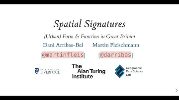 Spatial Signatures - (Urban) Form & Function in Great Britain