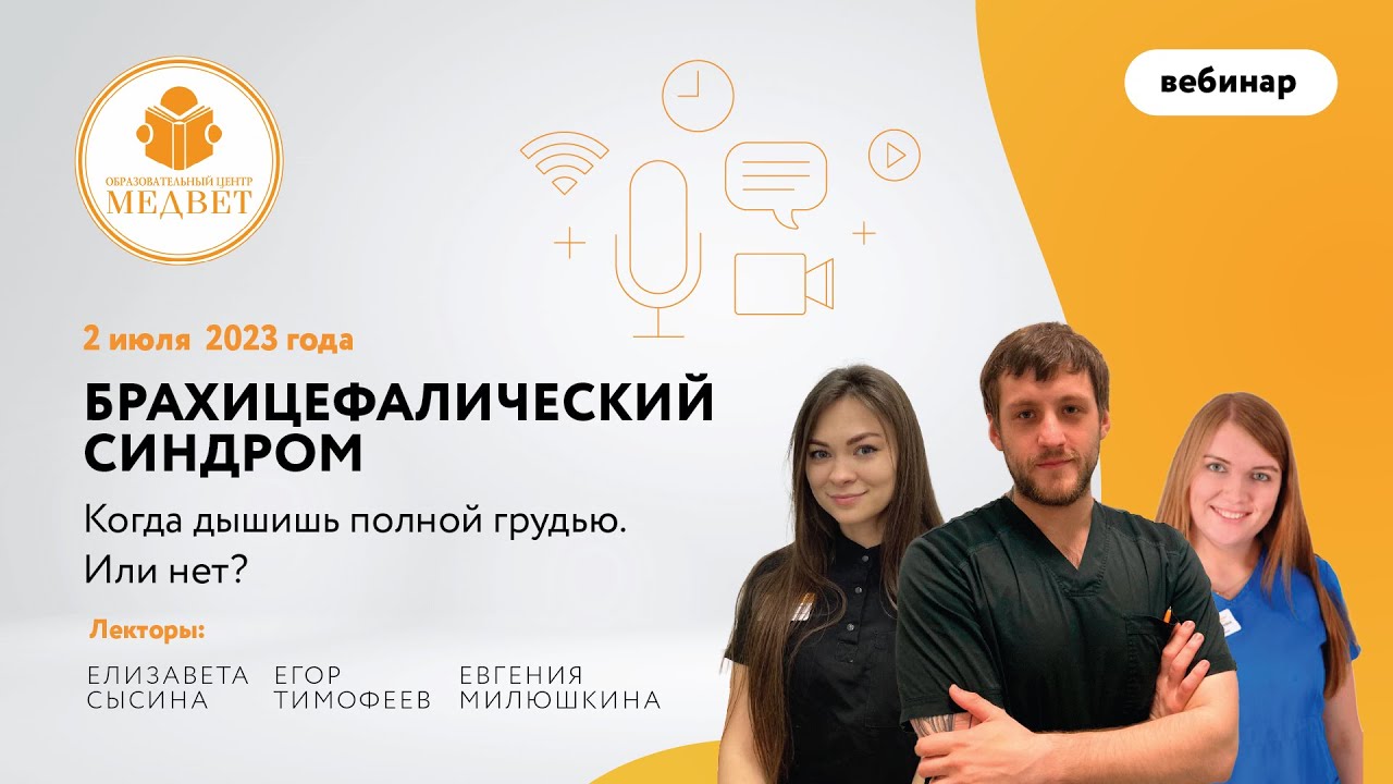 Вебинар "Брахицефалический синдром. Когда дышишь полной грудью. Или нет ...