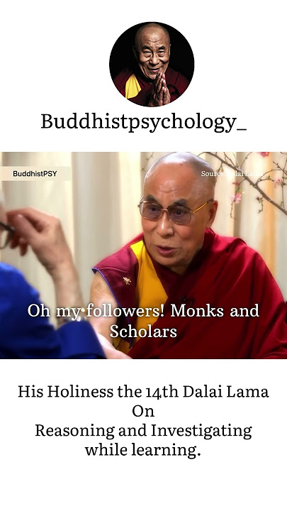 Buddha’s word by H.H the Dalai Lama.#buddha #buddhism #buddhistpsychology #dalailama