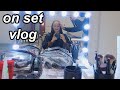 on set vlog what its like filming a tv show