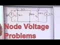 Node Voltage Problems in Circuit Analysis - Electrical Engineering Node Voltage Analysis Problem