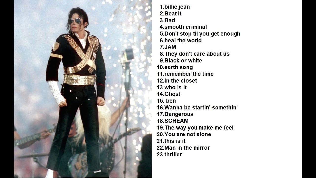 Michael Jackson Greatest Hits 23 songs