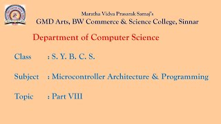 Famous SYBCS Microcontroller Architecture & Programming Part VIII Net Worth