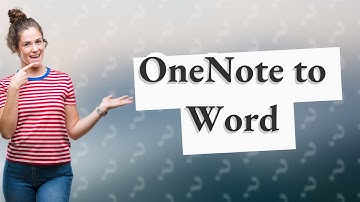 How do I export OneNote Web to Word?