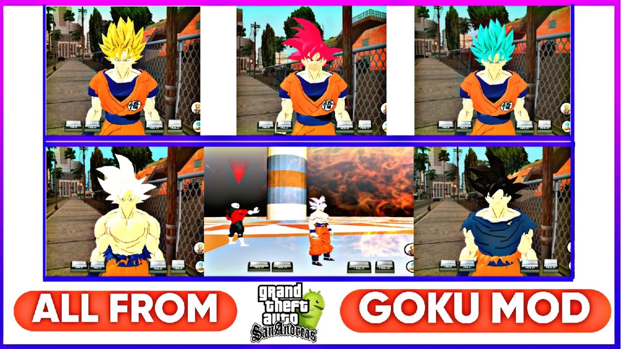 GTA SA - ALL FROM GOKU MOD - 🗿