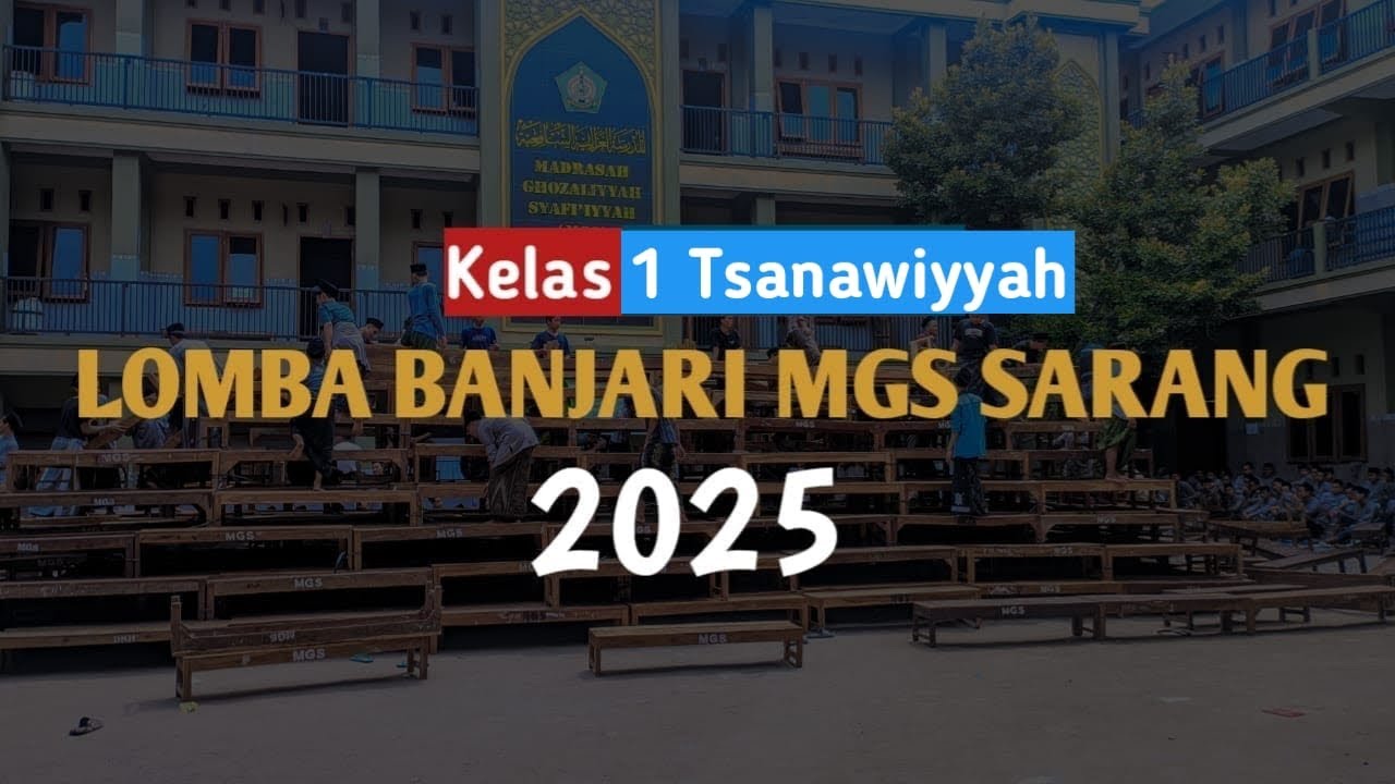 Lomba banjari MGS 2025 | 1 TS #santrisarang #santri #azzahir