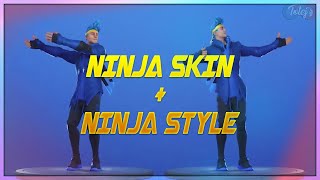 New fortnite ninja skin with the style emote