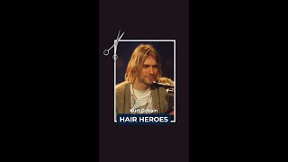 ✂️ Kurt Cobain Hairstyle | Hair How To | #Shorts