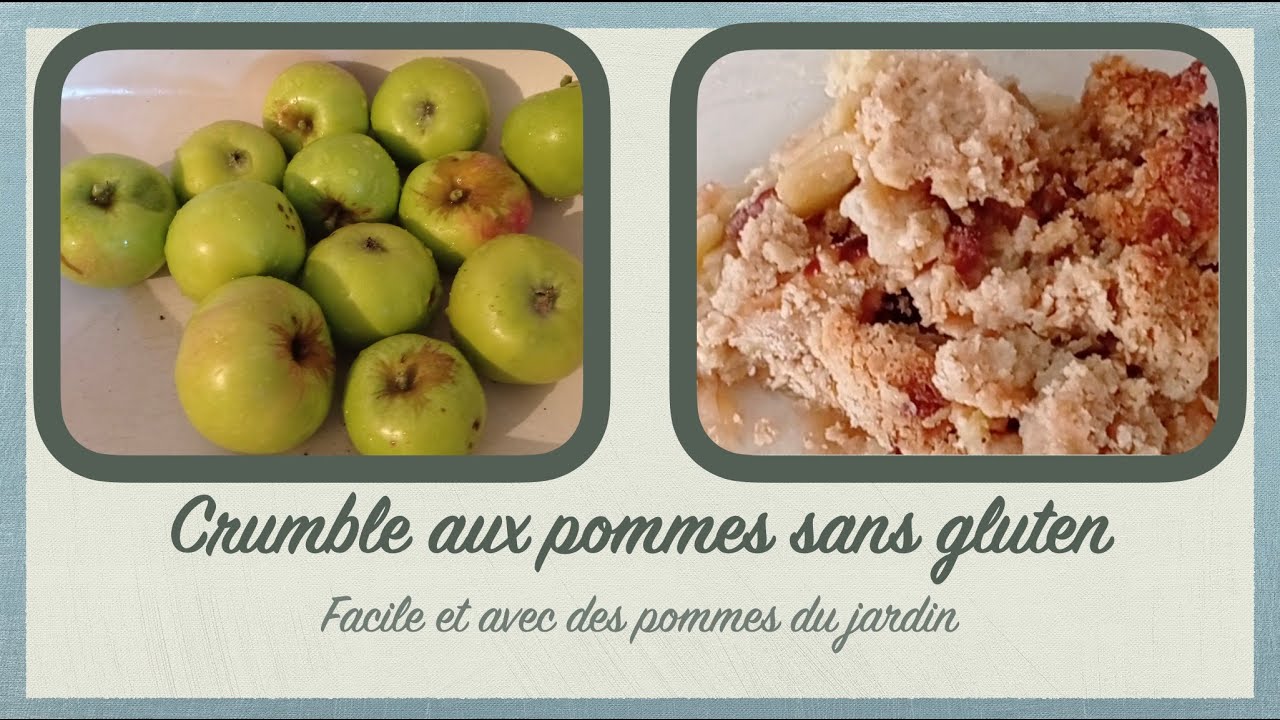 Ma recette de Crumble aux pommes sans gluten (facile!) - YouTube