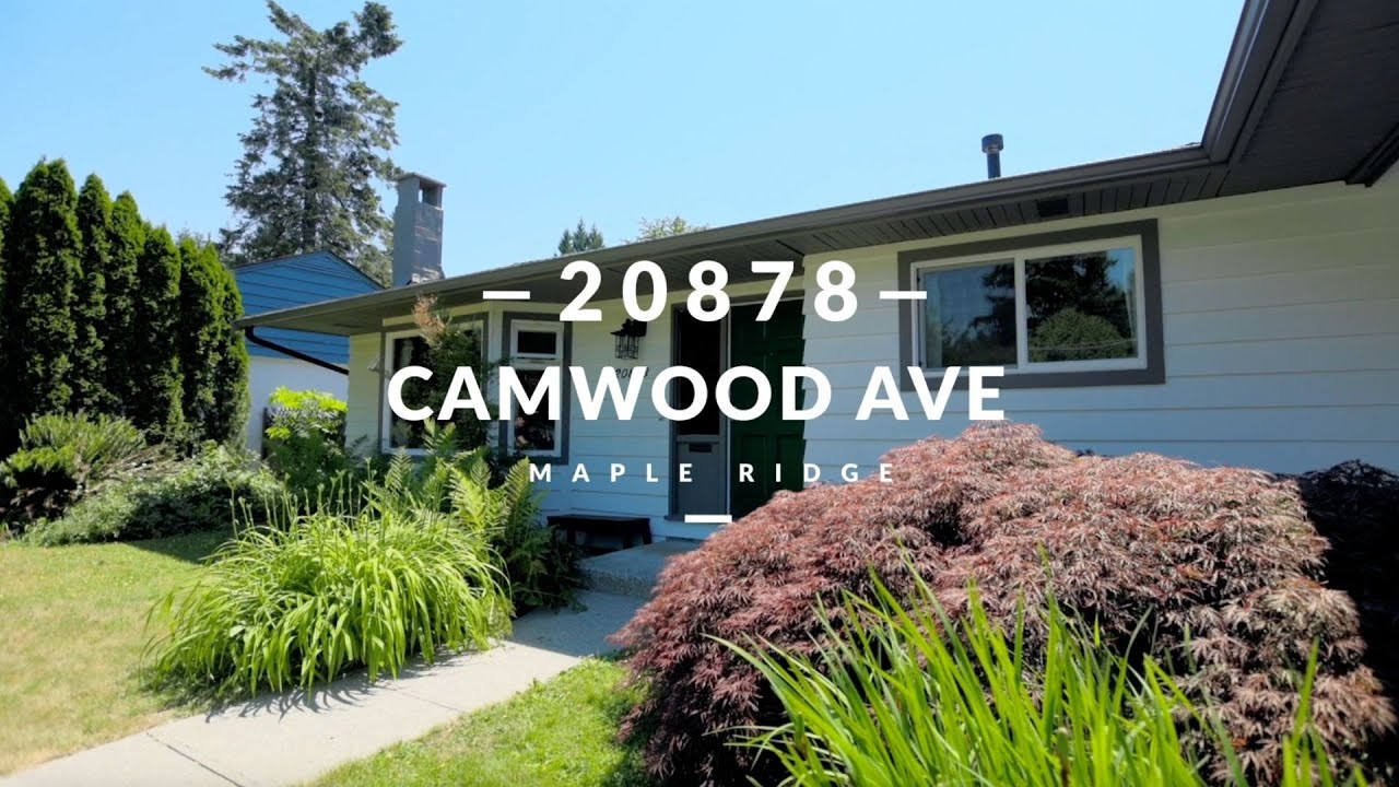20878 Camwood Ave, Maple Ridge YouTube