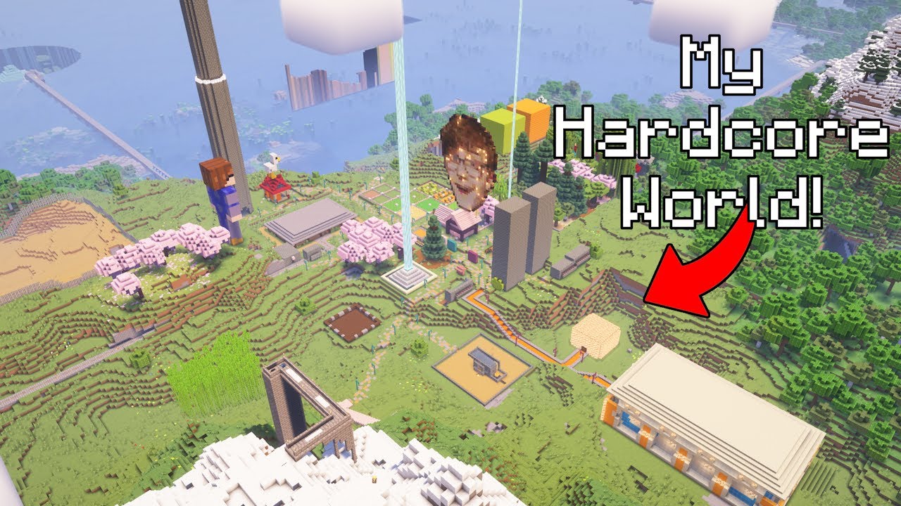 A Tour of my Minecraft Hardcore World - YouTube