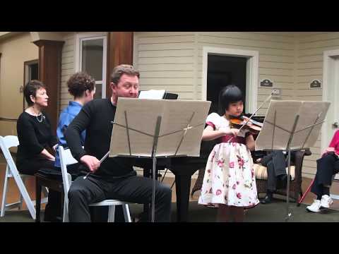 Cover Andrea Violin "Vivace form Concerto in D minor for two Violins - by J. S. Bach"