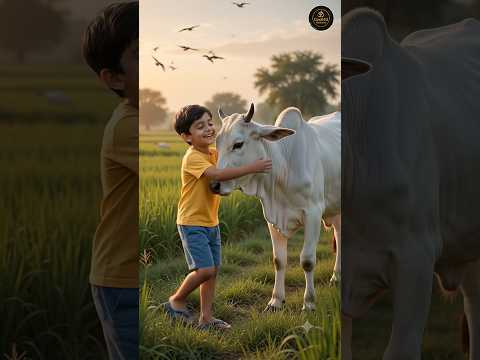 गाय ने बच्चे से कही ऐसी बात ❤️🥹 | सबसे बड़ी खुशी क्या होती है? #shorts