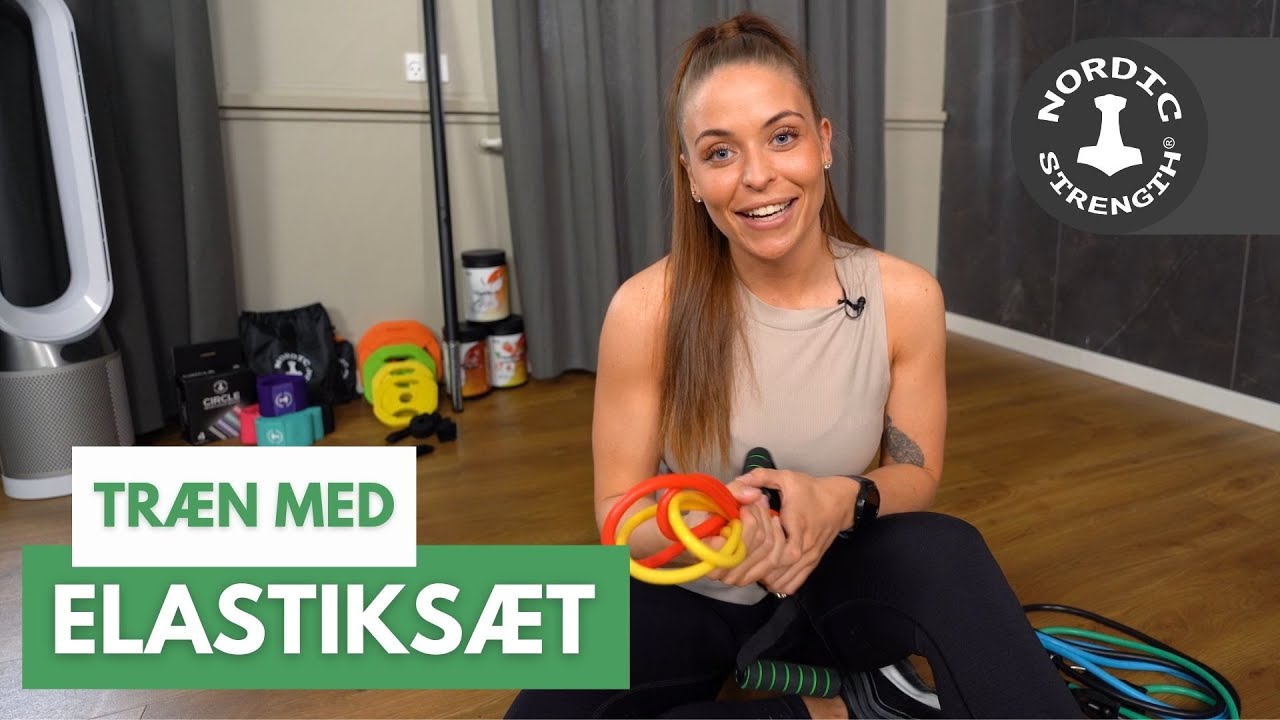 Hjemmetræning med vores skønne elastiksæt ➡7 øvelser til hele kroppen