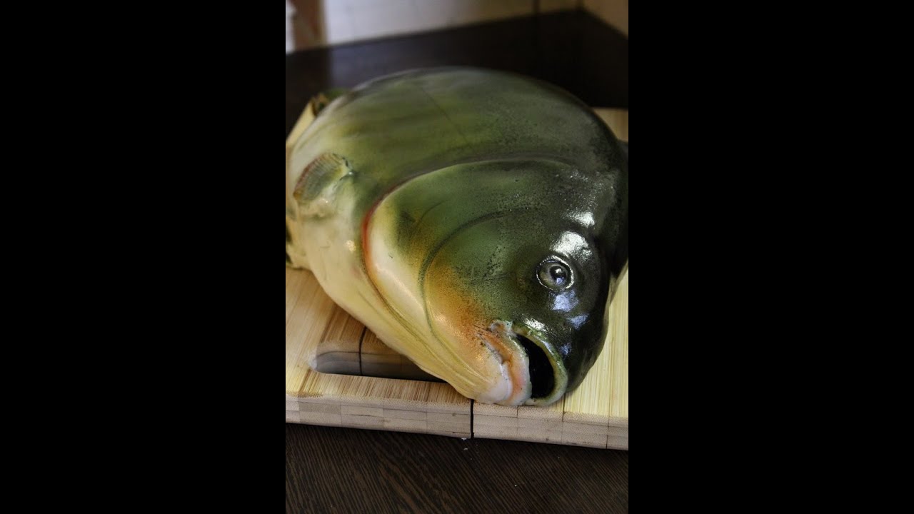 Kricky Cake Decorating: Realistic airbrushed fish cake ...