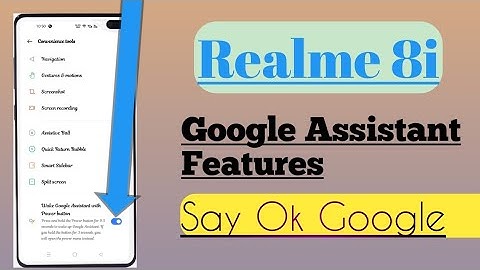 Realme 8i || Google Assistant Features How To Use 🔥