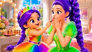Rumi Copies Mommy’s Makeup Like a Disney Princess for the First Time! 💄👑 Waterpark Princess Ball