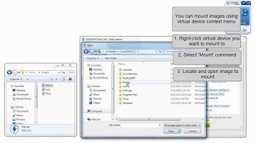 DAEMON Tools Lite: Mount image howto