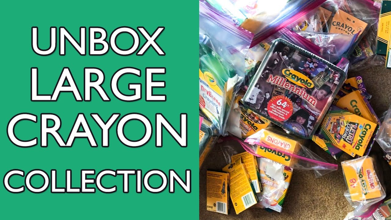 Большая коллекция Crayola! Распаковываем редкие мелки