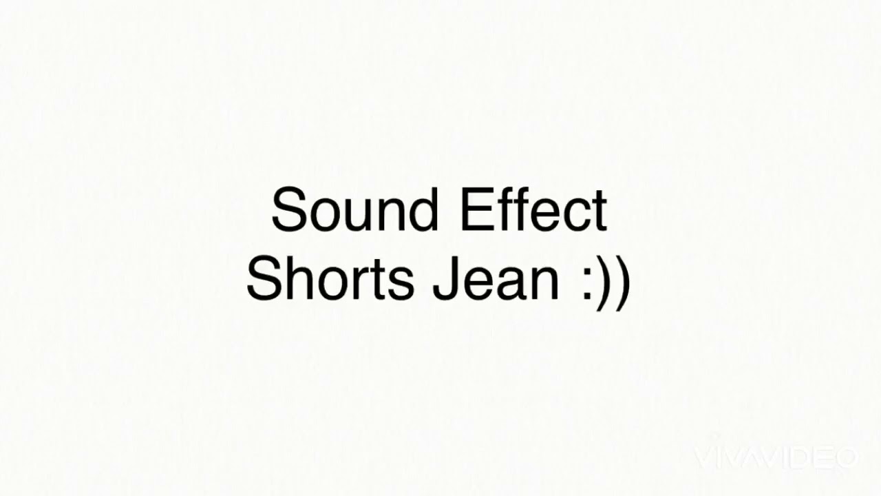 Sound EffectShorts Jean YouTube