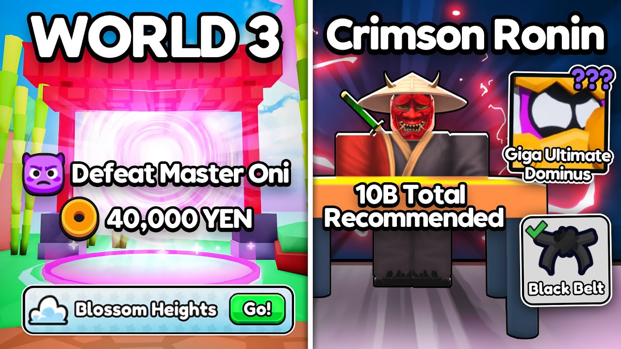 I Unlocked NEW Ninja Blossom World with FREE Gamepass in Arm Wrestle Simulator!