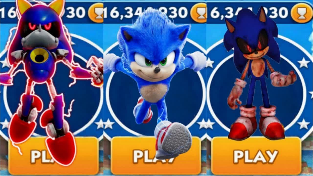 Sonic Dash - Metal Sonic VS Sonic VS Sonic EXE _ Movie Sonic vs All ...