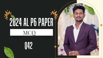 2024 AL PHYSICS PAPER MCQ - 42 | Tamil medium