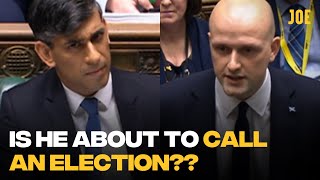SNP leader pushes Rishi Sunak on general election date at PMQs