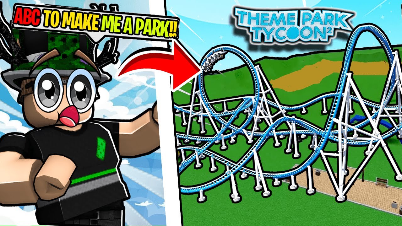 Asking *STRANGERS* To Build My Theme Park Tycoon 2 PARK! 😲 Ft: Thijmen0808