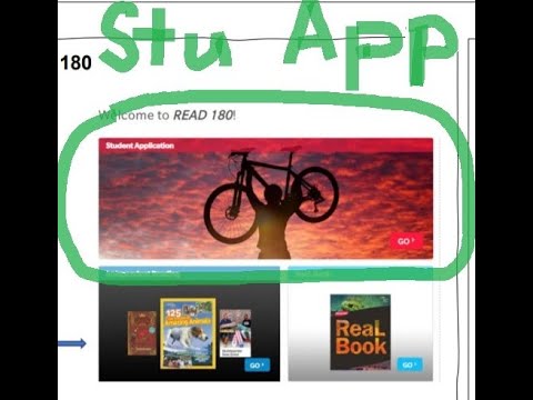 Logging in to HMH Read 180 Student Application