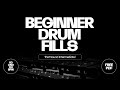 10 Beginner Drum Fills that Sound Intermediate | Sheet Music (60 &amp; 120 BPM)