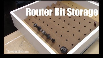 Router Bit Storage