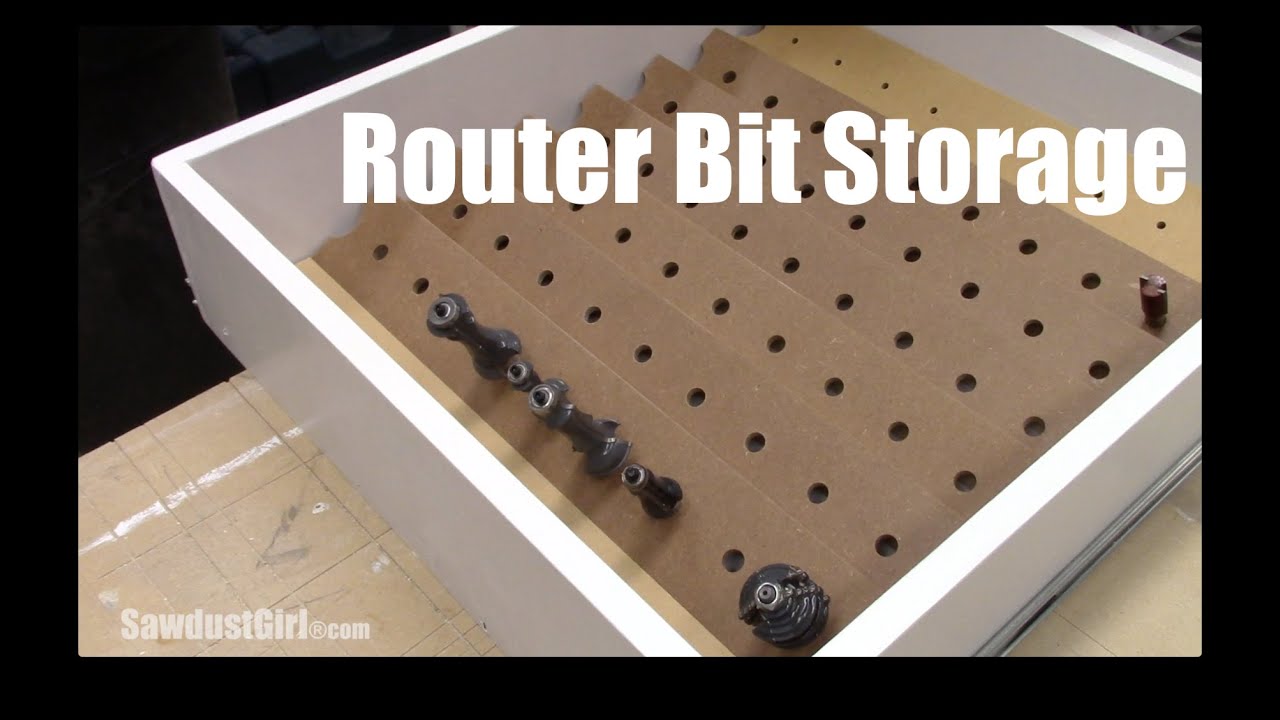 Router Bit Storage Youtube