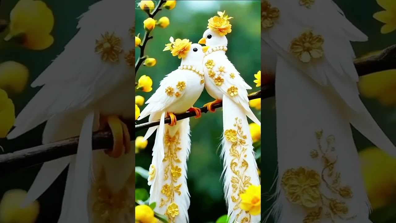 Cute Birds and Nature Sounds for Deep Relaxation - Meditation - Anxiety Relief