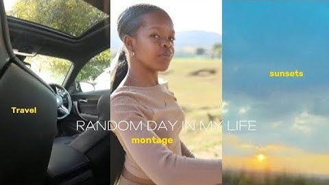 Ep 1: A random day in my life(travel | sunsets | films and shoots) South African YouTuber
