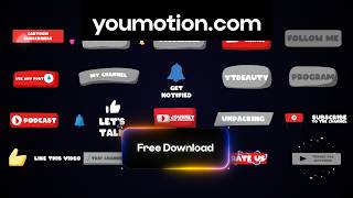 Cartoon Social Media Subscribe Buttons (Ae) - Free News