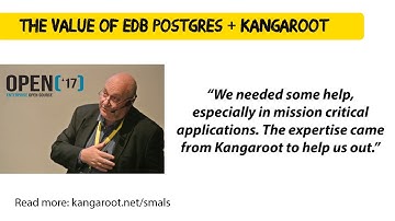 The Value of EDB Postgres & Kangaroot